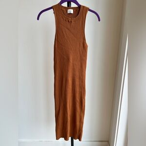 Wilfred Brown Sleeveless Dress